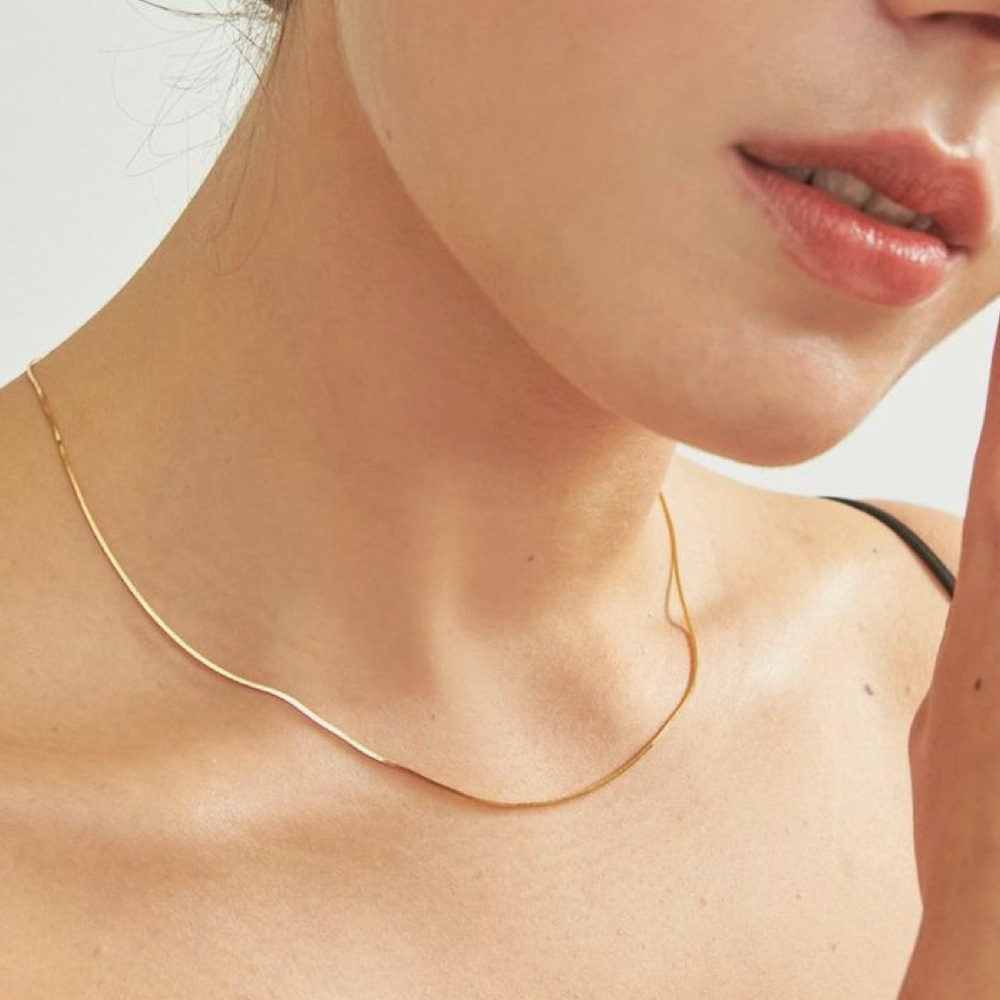 Estate serpentine chain necklace